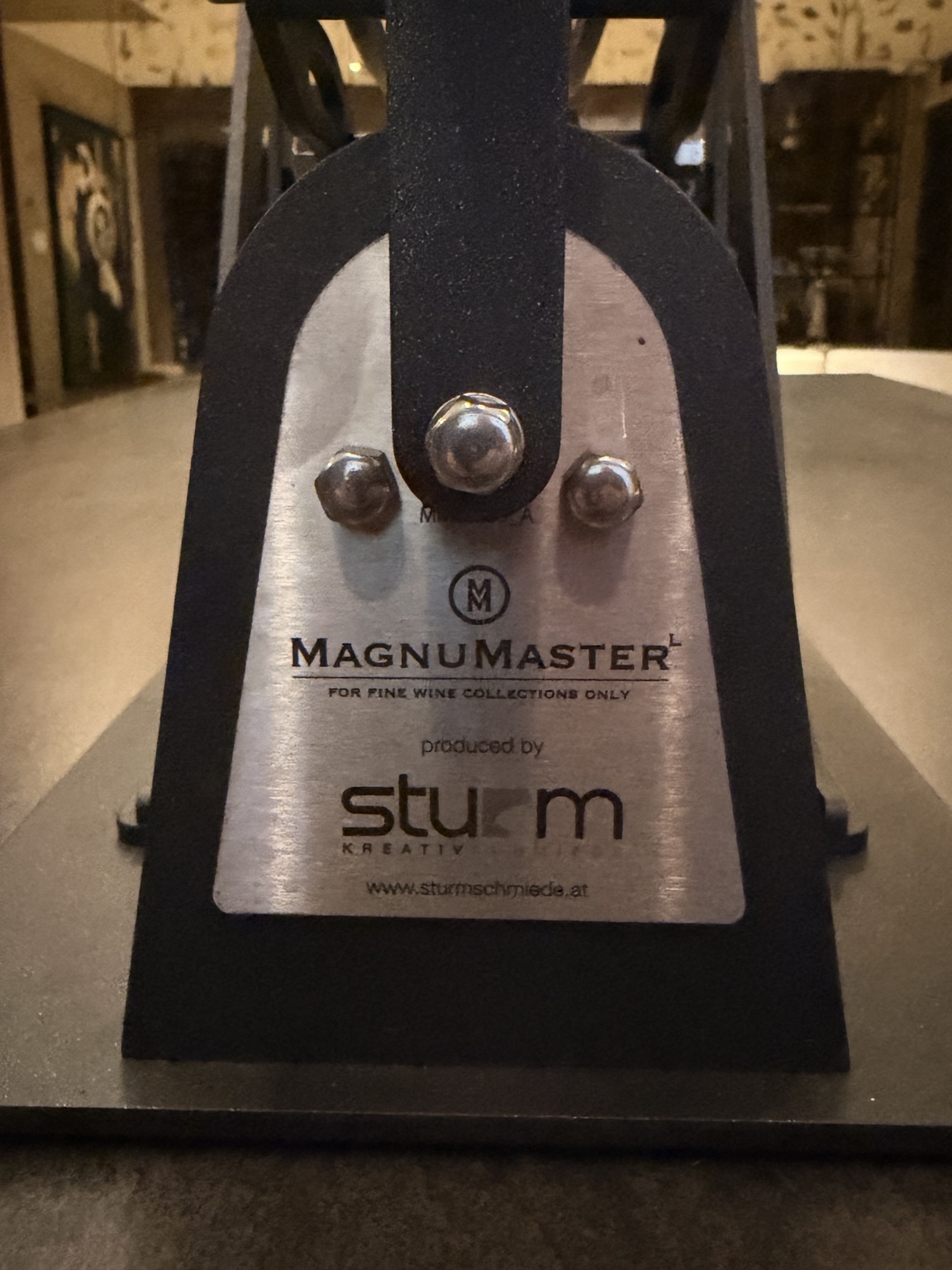 MagnuMaster maker’s plate and Sturm Kreativ mark